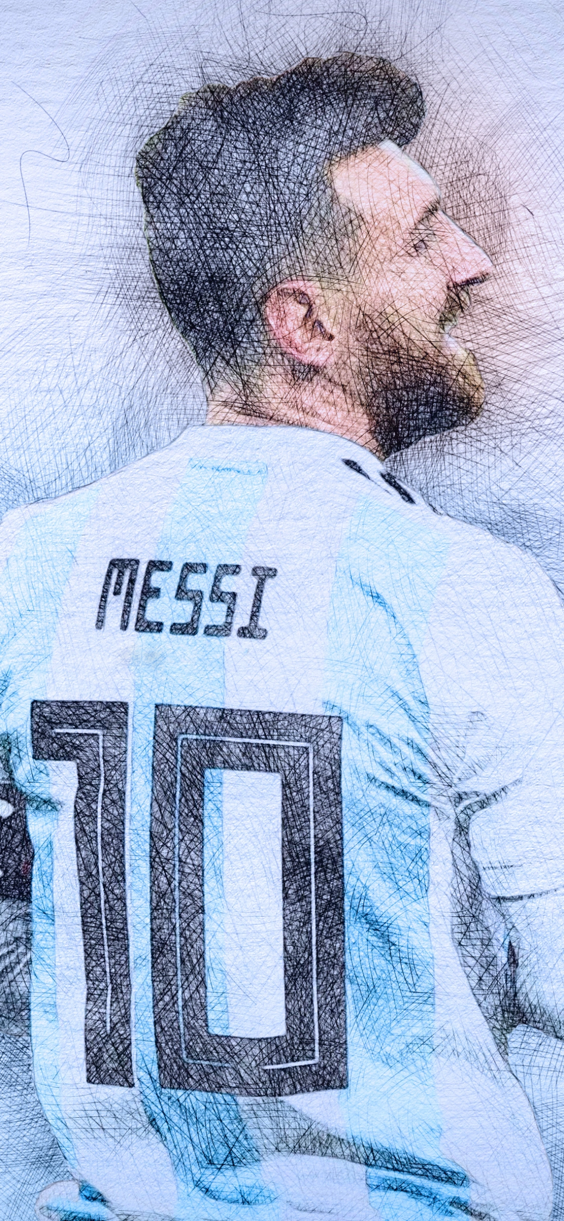 梅西阿根廷壁纸 梅西-第3张